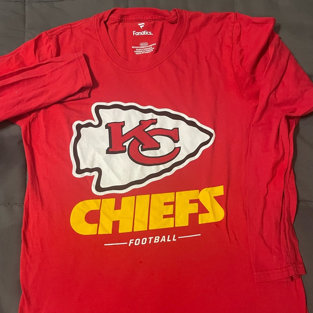 kansas city chiefs long sleeve fanshirt